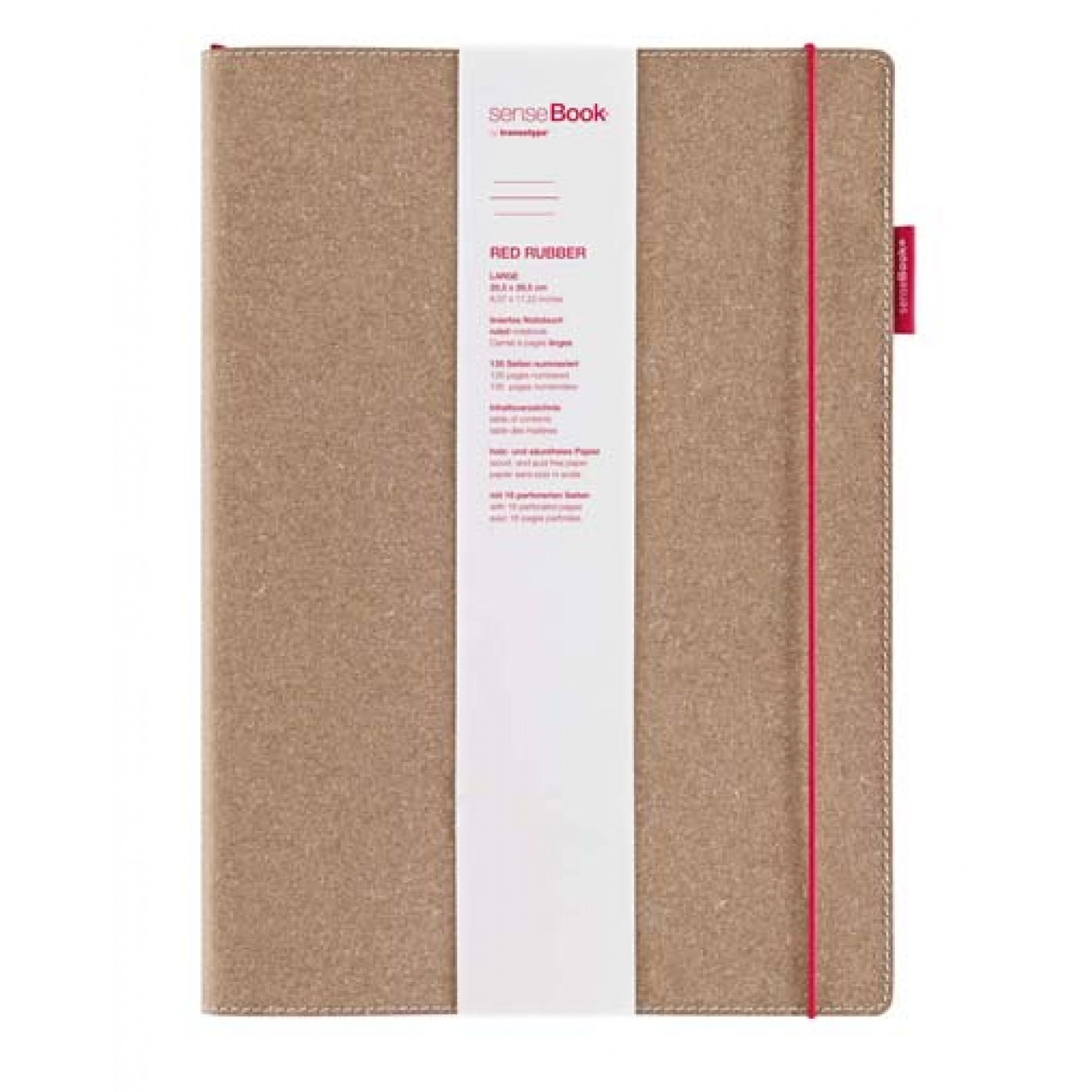 SenseBook Red Rubber-A6