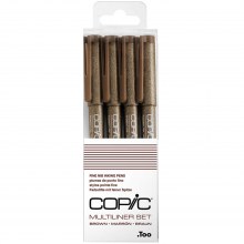 Multiliner Brown Set  (0.05, 0.1, 0.3, 0.5)