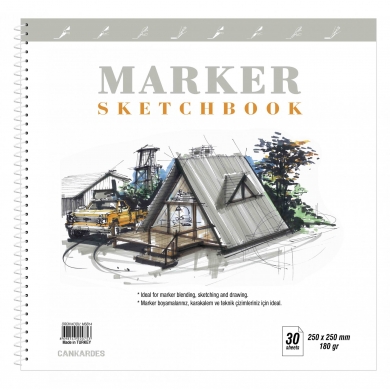 Marker Sketchbook 25x25
